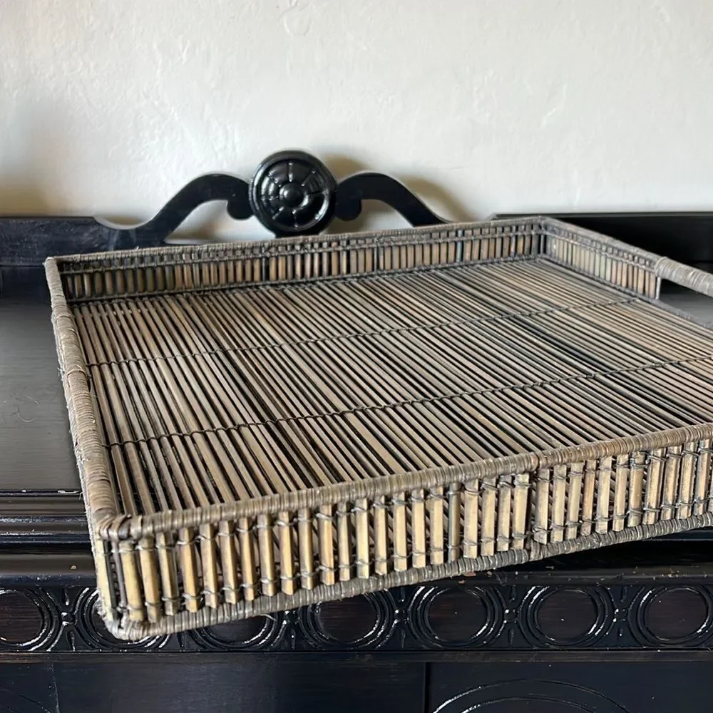 Pottery Barn Bamboo Tray